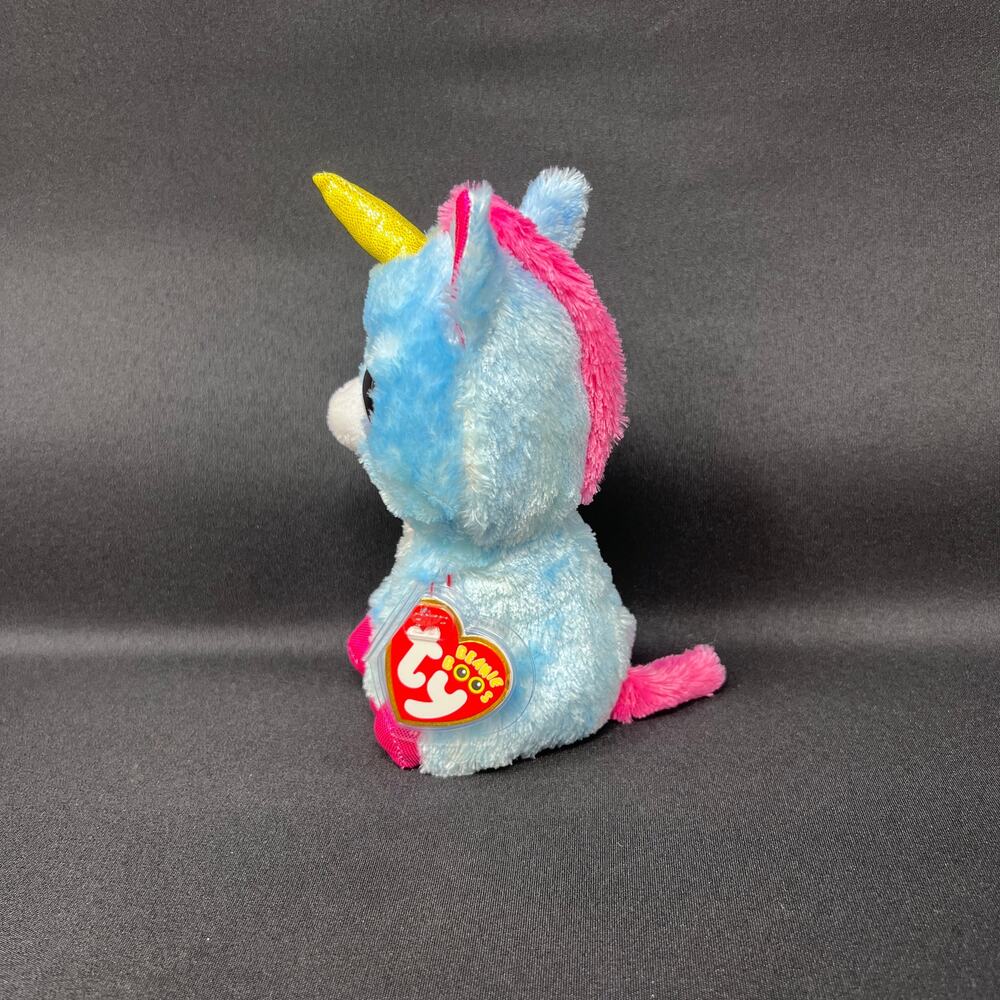 Ty Beanie Boo Stitches Blue Unicorn Plush 6" Michaels Exclusive Swing Tag - Picture 2 of 7